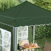 Produktbild för Pop-up Partytält 195 x 195 x 245 cm Grön Oxford Tyg
