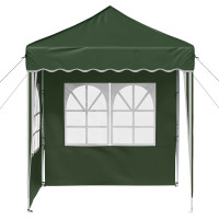 Produktbild för Pop-up Partytält 195 x 195 x 245 cm Grön Oxford Tyg