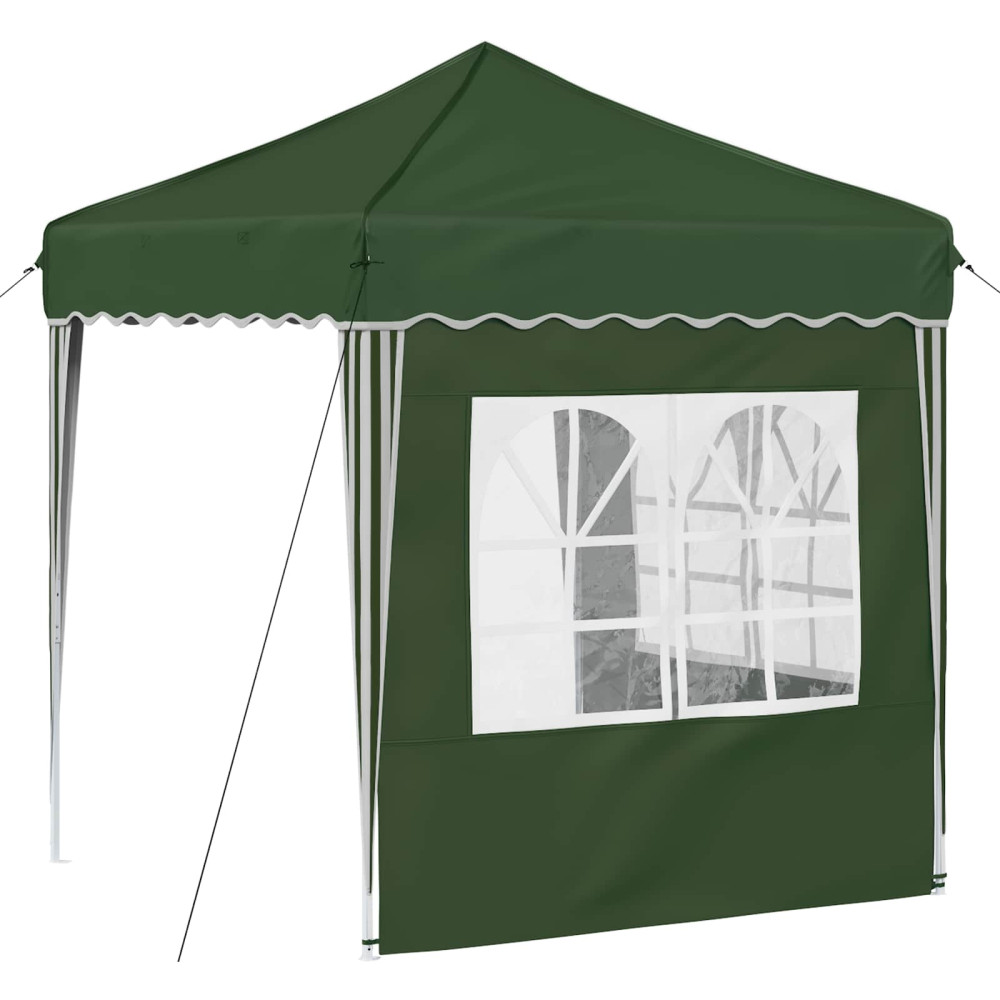 Produktbild för Pop-up Partytält 195 x 195 x 245 cm Grön Oxford Tyg