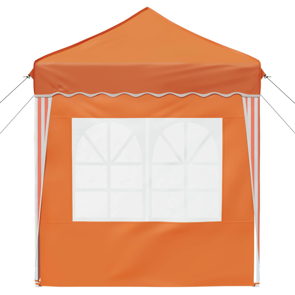 Produktbild för Pop-up Partytält 195 x 195 x 245 cm Orange Oxford Tyg