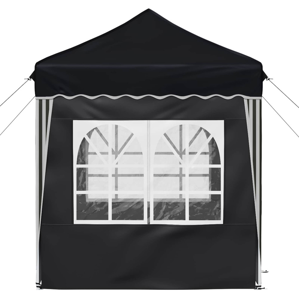 Produktbild för Pop-up Partytält 195 x 195 x 245 cm Antracit Oxford Tyg