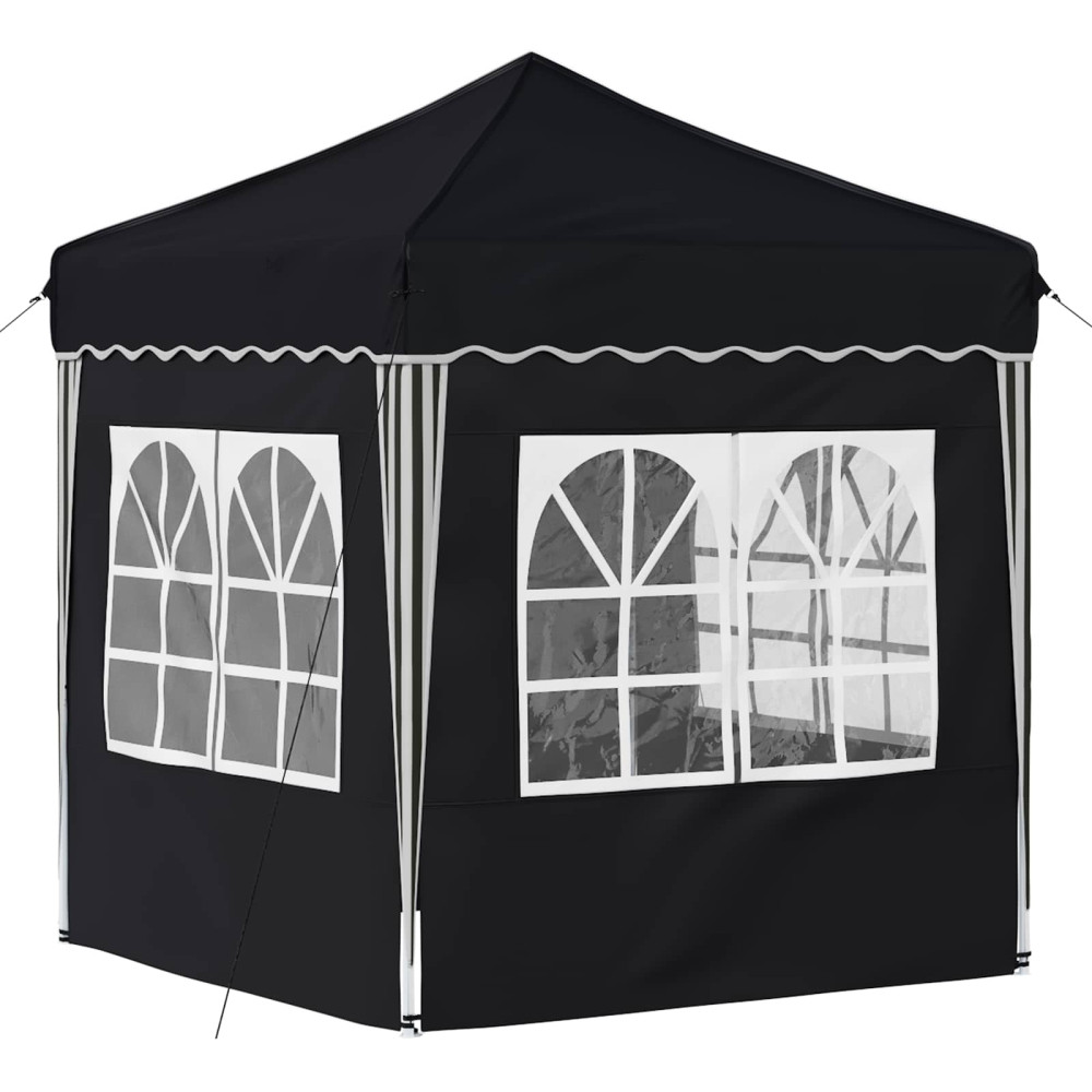 Produktbild för Pop-up Partytält 195 x 195 x 245 cm Antracit Oxford Tyg