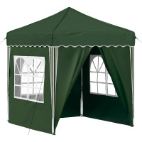 Produktbild för Pop-up Partytält 195 x 195 x 245 cm Grön Oxford Tyg