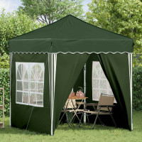 Produktbild för Pop-up Partytält 195 x 195 x 245 cm Grön Oxford Tyg