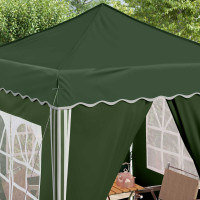 Produktbild för Pop-up Partytält 195 x 195 x 245 cm Grön Oxford Tyg