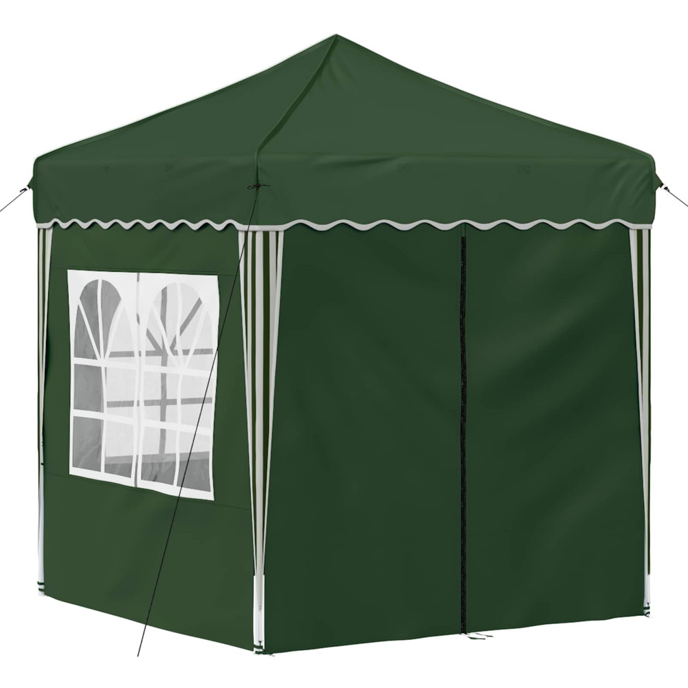 Produktbild för Pop-up Partytält 195 x 195 x 245 cm Grön Oxford Tyg