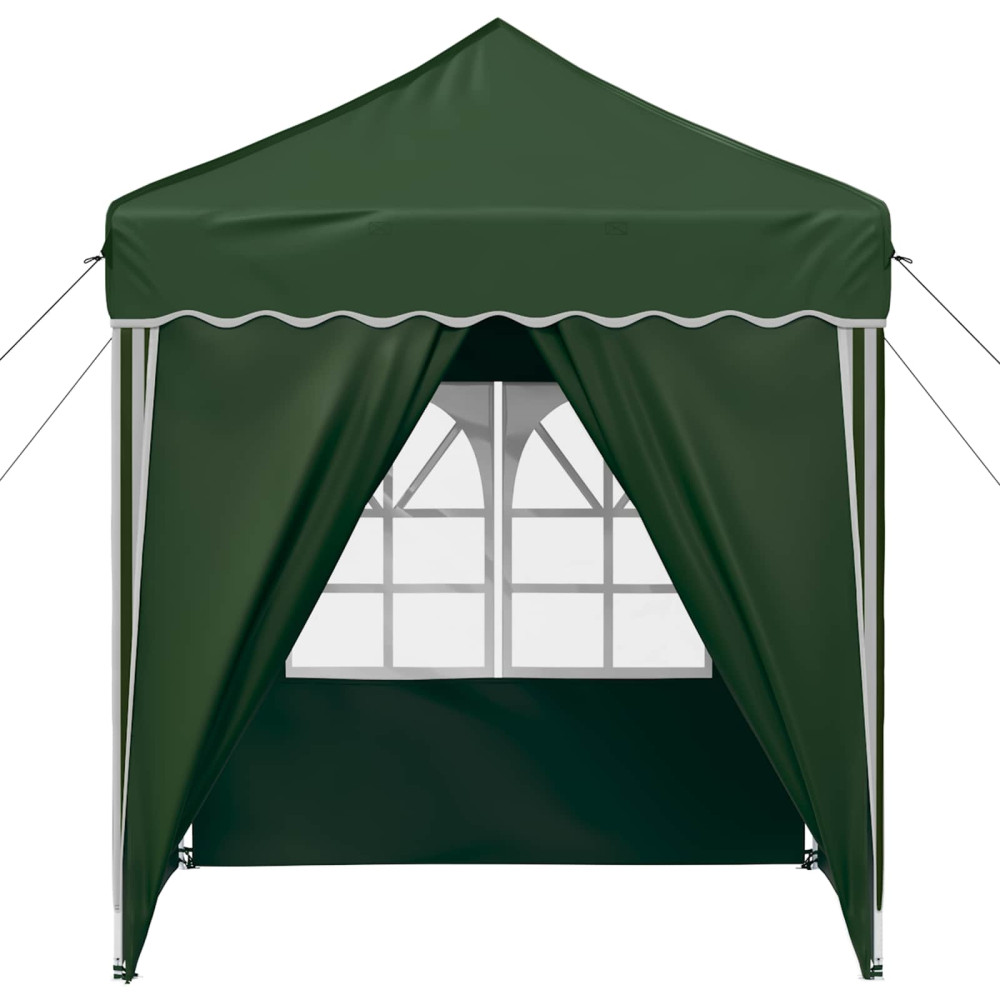 Produktbild för Pop-up Partytält 195 x 195 x 245 cm Grön Oxford Tyg