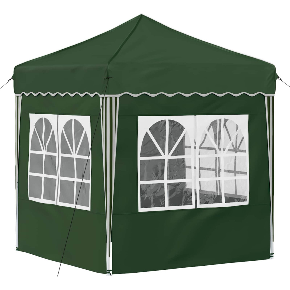 Produktbild för Pop-up Partytält 195 x 195 x 245 cm Grön Oxford Tyg