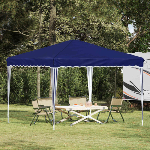 vidaXL Pop-up Partytält 288 x 288 x 245 cm Blå Oxford Tyg