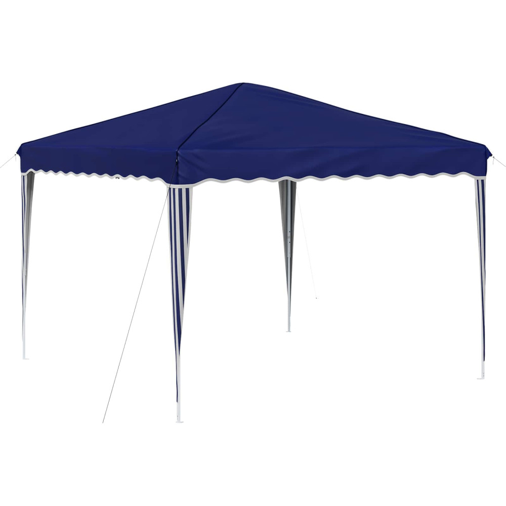 Produktbild för Pop-up Partytält 288 x 288 x 245 cm Blå Oxford Tyg