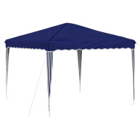 Produktbild för Pop-up Partytält 288 x 288 x 245 cm Blå Oxford Tyg