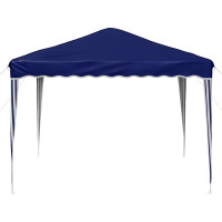 Produktbild för Pop-up Partytält 288 x 288 x 245 cm Blå Oxford Tyg