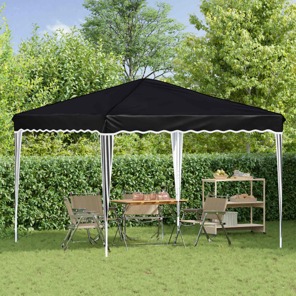 Produktbild för Pop-up Partytält 288 x 288 x 245 cm Antracit Oxford Tyg