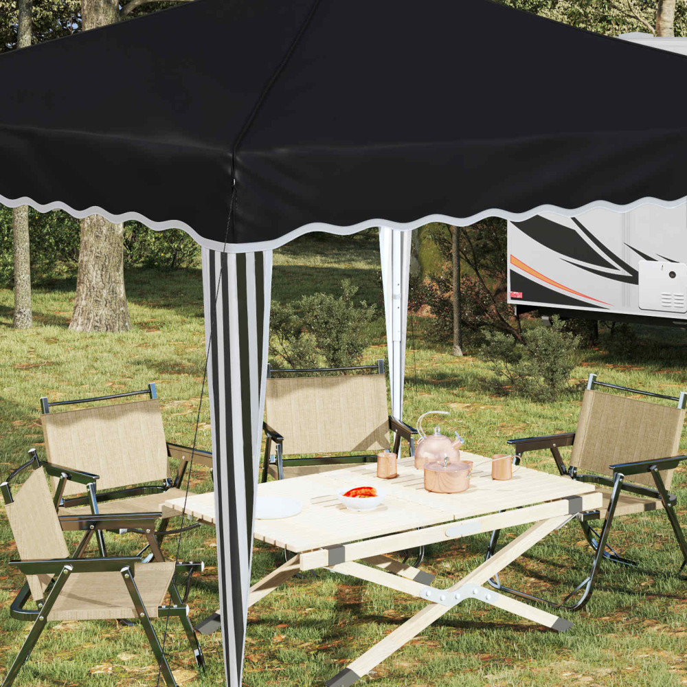 Produktbild för Pop-up Partytält 288 x 288 x 245 cm Antracit Oxford Tyg