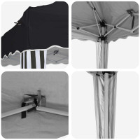 Produktbild för Pop-up Partytält 288 x 288 x 245 cm Antracit Oxford Tyg
