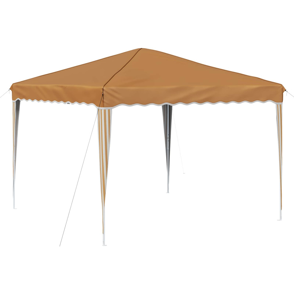 Produktbild för Pop-up Partytält 288 x 288 x 245 cm Beige Oxford Tyg