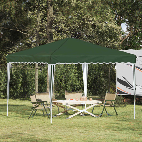 vidaXL Pop-up Partytält 288 x 288 x 245 cm Grön Oxford Tyg