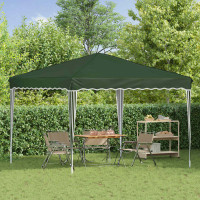 Produktbild för Pop-up Partytält 288 x 288 x 245 cm Grön Oxford Tyg