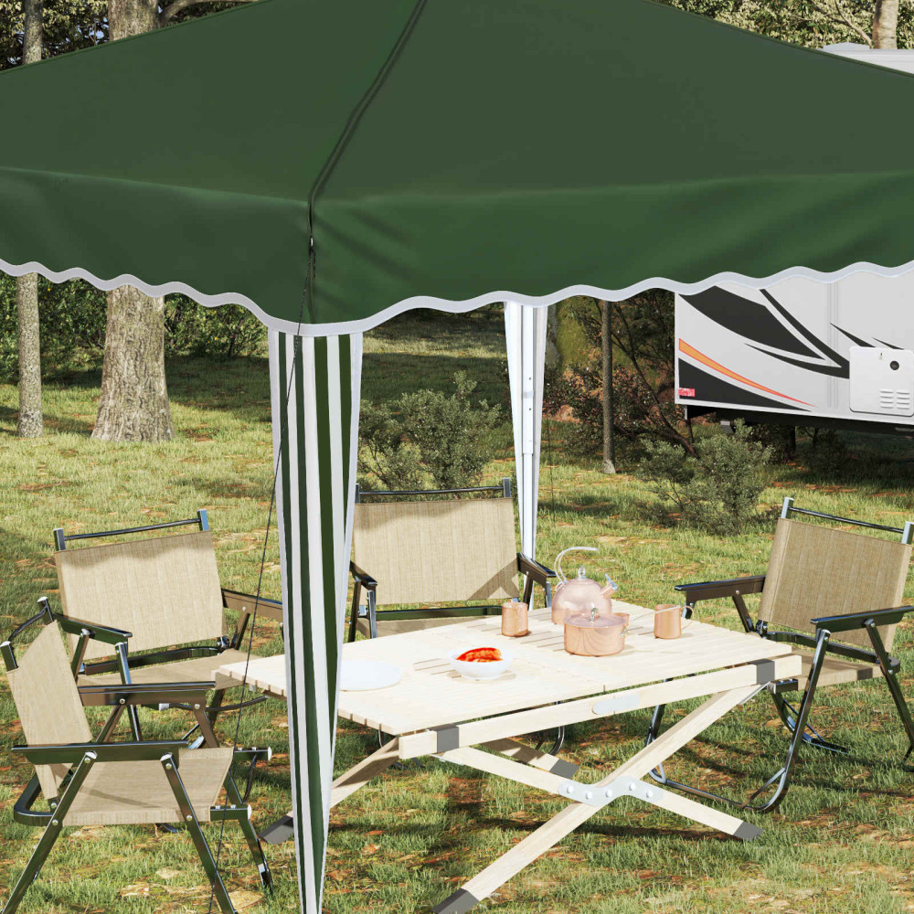 Produktbild för Pop-up Partytält 288 x 288 x 245 cm Grön Oxford Tyg
