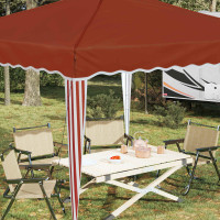 Produktbild för Pop-up Partytält 288 x 288 x 245 cm Terracotta Oxford Tyg
