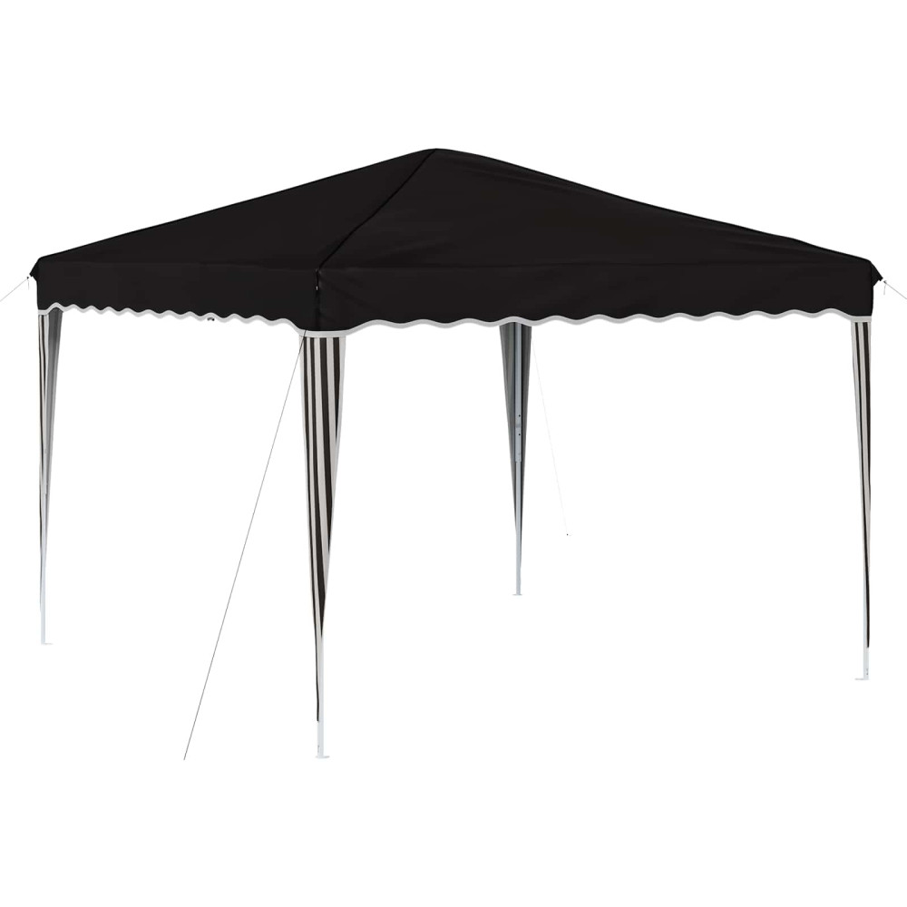Produktbild för Pop-up Partytält 288 x 288 x 245 cm Svart Oxford Tyg