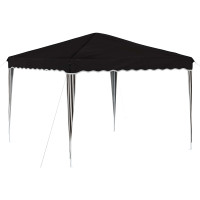 Produktbild för Pop-up Partytält 288 x 288 x 245 cm Svart Oxford Tyg