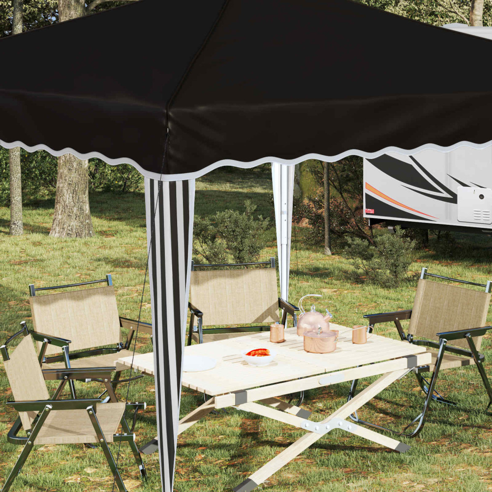 Produktbild för Pop-up Partytält 288 x 288 x 245 cm Svart Oxford Tyg