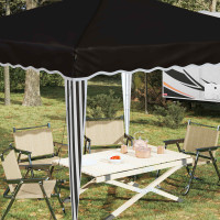 Produktbild för Pop-up Partytält 288 x 288 x 245 cm Svart Oxford Tyg