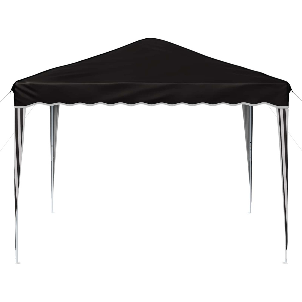 Produktbild för Pop-up Partytält 288 x 288 x 245 cm Svart Oxford Tyg