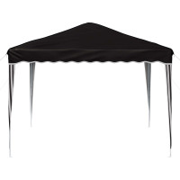 Produktbild för Pop-up Partytält 288 x 288 x 245 cm Svart Oxford Tyg