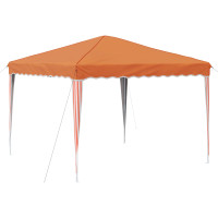 Produktbild för Pop-up Partytält 288 x 288 x 245 cm Orange Oxford Tyg