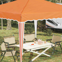 Produktbild för Pop-up Partytält 288 x 288 x 245 cm Orange Oxford Tyg