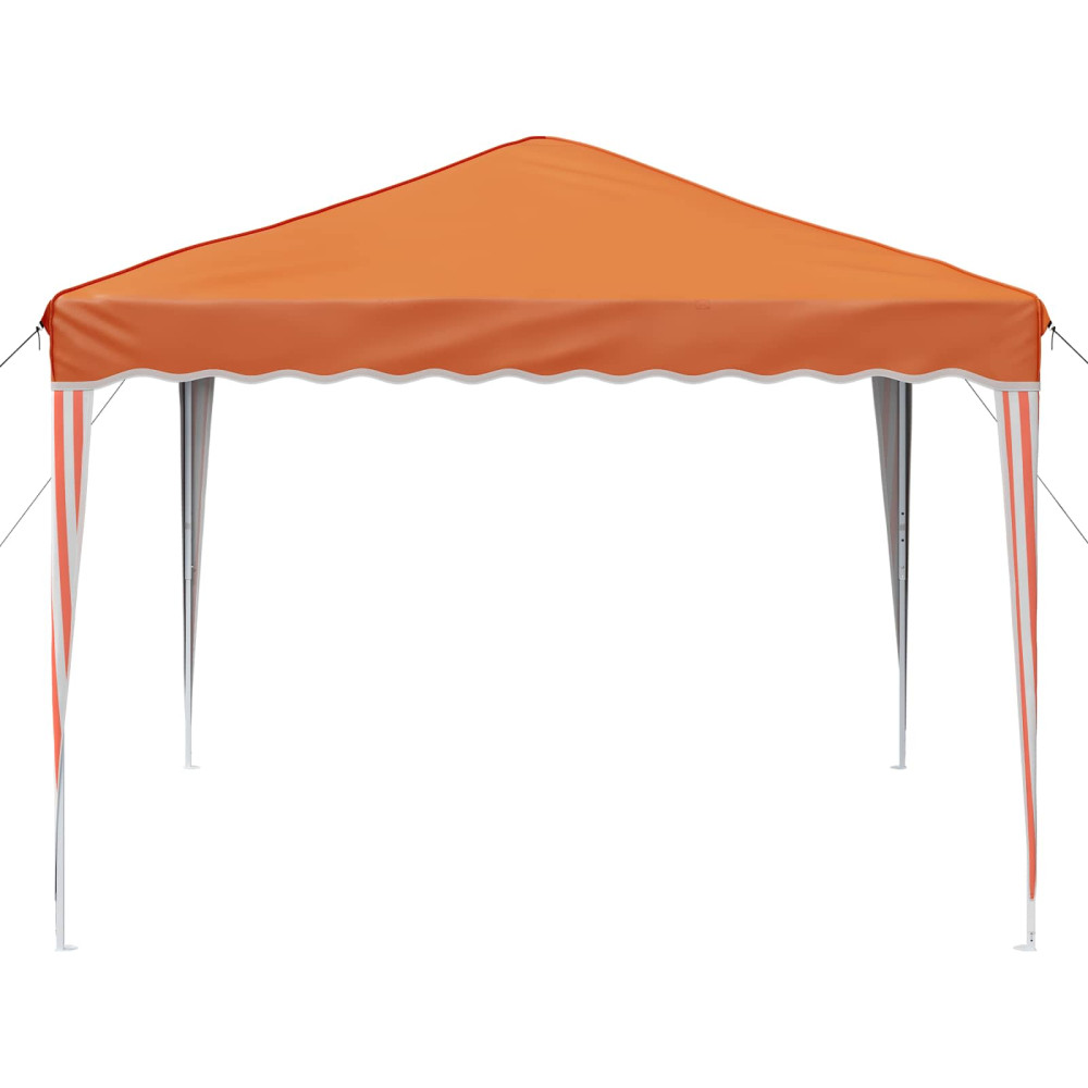 Produktbild för Pop-up Partytält 288 x 288 x 245 cm Orange Oxford Tyg