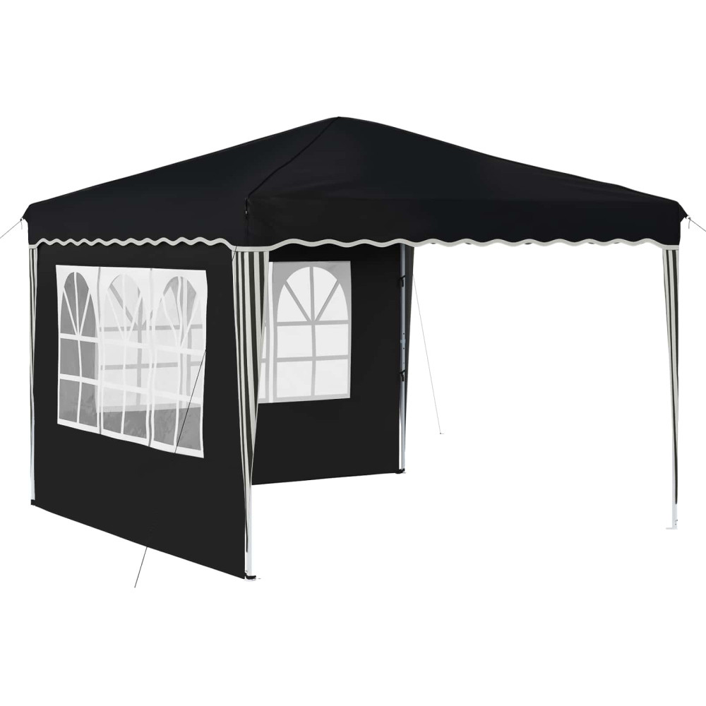 Produktbild för Pop-up Partytält 288 x 288 x 245 cm Antracit Oxford Tyg