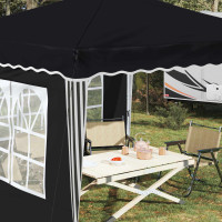Produktbild för Pop-up Partytält 288 x 288 x 245 cm Antracit Oxford Tyg