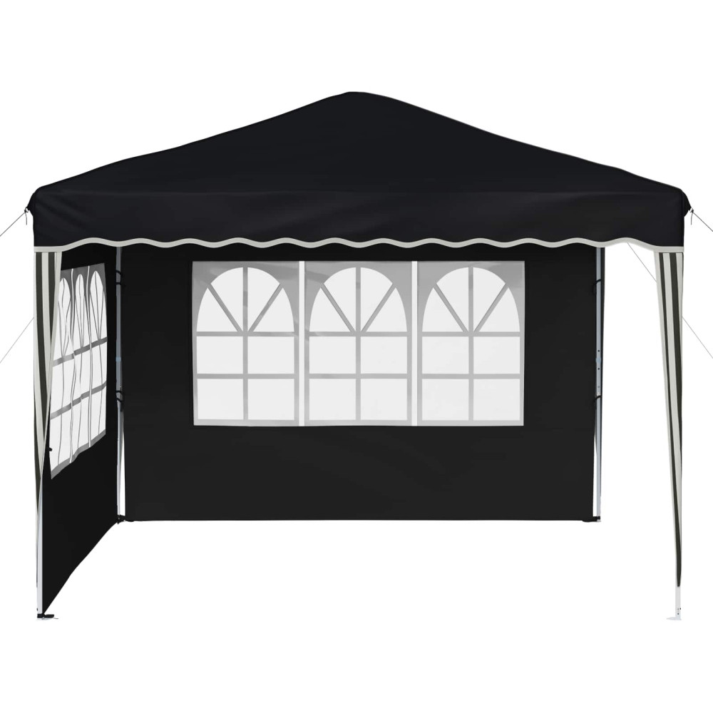 Produktbild för Pop-up Partytält 288 x 288 x 245 cm Antracit Oxford Tyg