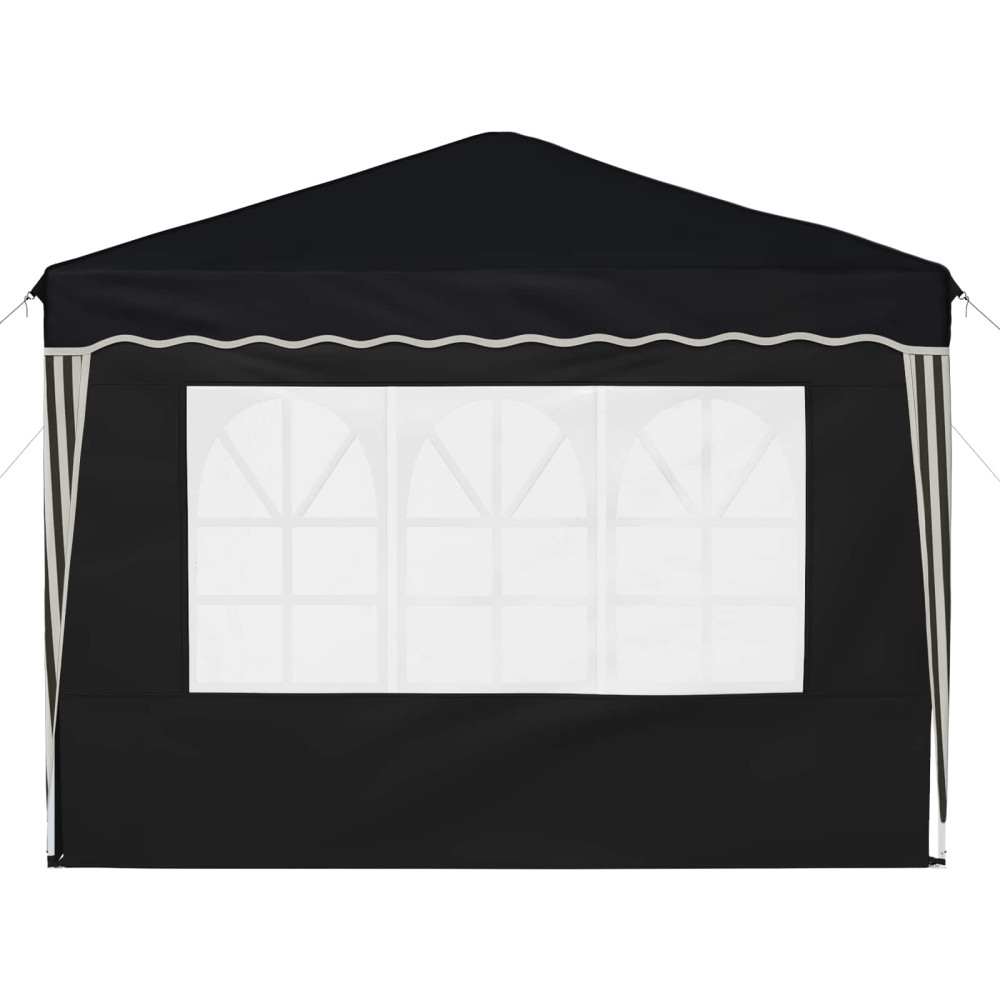 Produktbild för Pop-up Partytält 288 x 288 x 245 cm Antracit Oxford Tyg