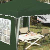 Produktbild för Pop-up Partytält 288 x 288 x 245 cm Grön Oxford Tyg