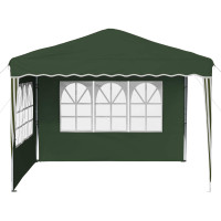 Produktbild för Pop-up Partytält 288 x 288 x 245 cm Grön Oxford Tyg
