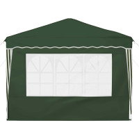 Produktbild för Pop-up Partytält 288 x 288 x 245 cm Grön Oxford Tyg