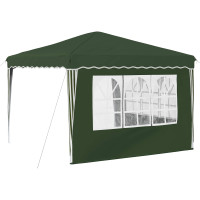 Produktbild för Pop-up Partytält 288 x 288 x 245 cm Grön Oxford Tyg