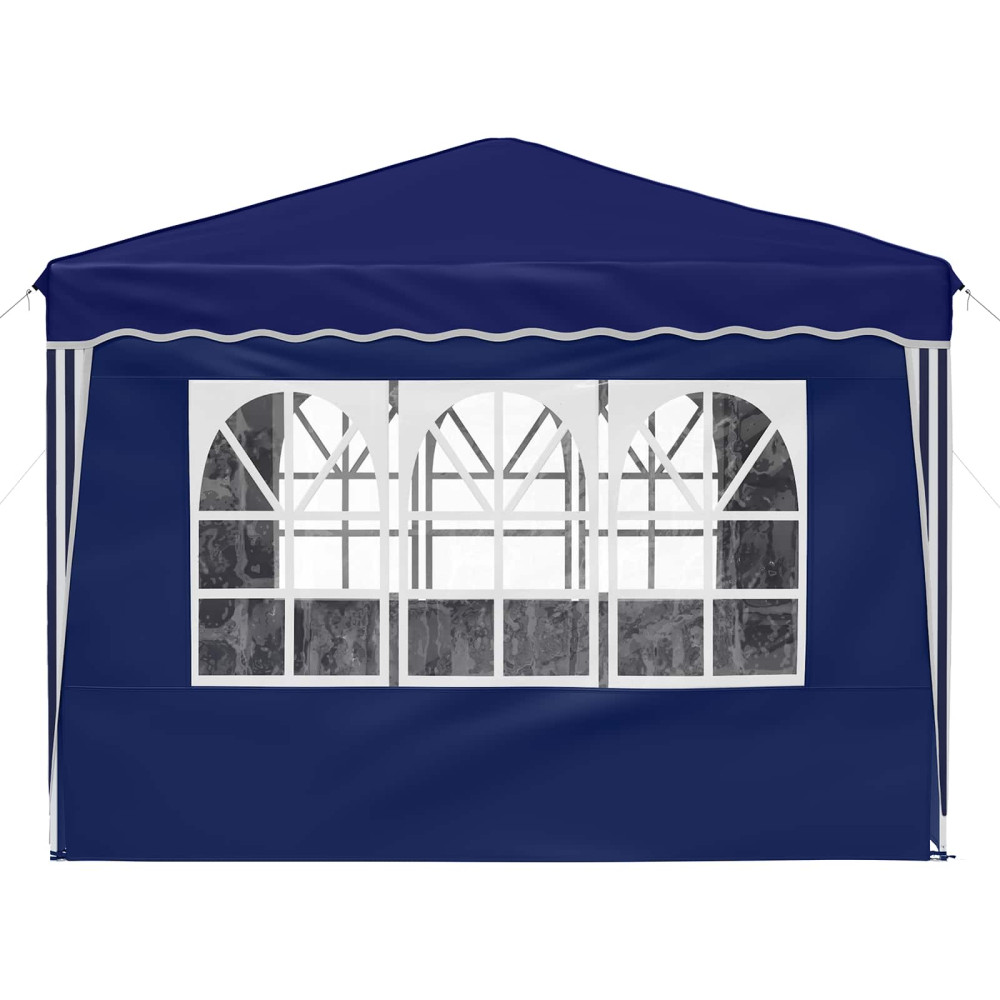 Produktbild för Pop-up Partytält 288 x 288 x 245 cm Blå Oxford Tyg