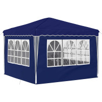 Produktbild för Pop-up Partytält 288 x 288 x 245 cm Blå Oxford Tyg