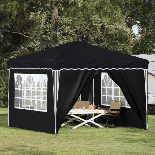 vidaXL Pop-up Partytält 288 x 288 x 245 cm Antracit Oxford Tyg