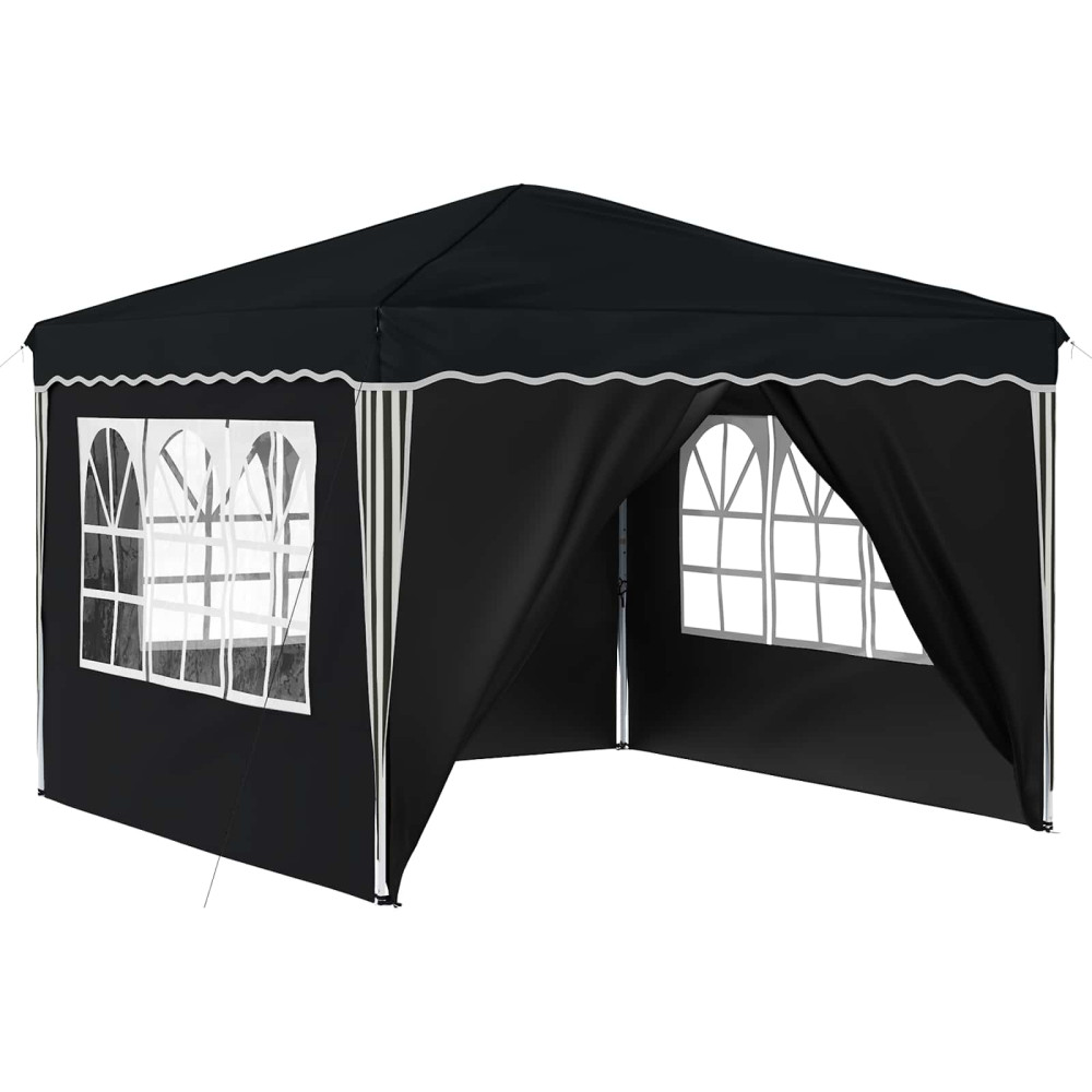 Produktbild för Pop-up Partytält 288 x 288 x 245 cm Antracit Oxford Tyg