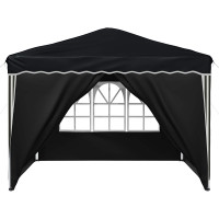 Produktbild för Pop-up Partytält 288 x 288 x 245 cm Antracit Oxford Tyg