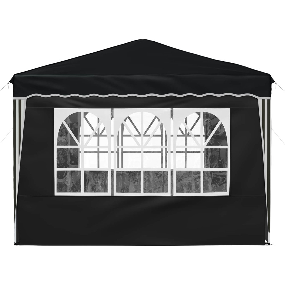 Produktbild för Pop-up Partytält 288 x 288 x 245 cm Antracit Oxford Tyg