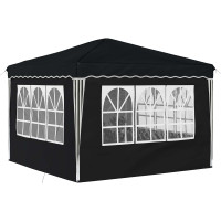 Produktbild för Pop-up Partytält 288 x 288 x 245 cm Antracit Oxford Tyg