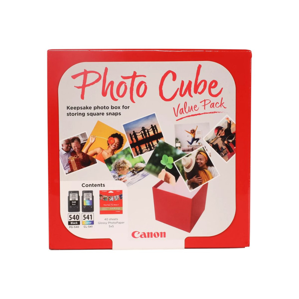 Produktbild för Canon PG-540/CL-541 Photo Value Pack - 2-pack - färg (cyan, magenta, gul), svartfärgad - original - blank - bläckbehållare / papperspaket
