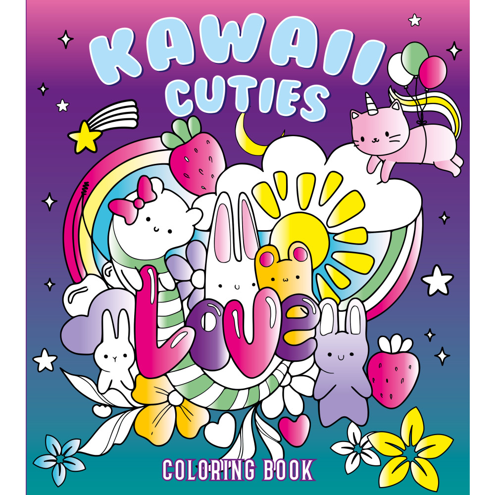Produktbild för Kawai Cuties Coloring Book (häftad, eng)